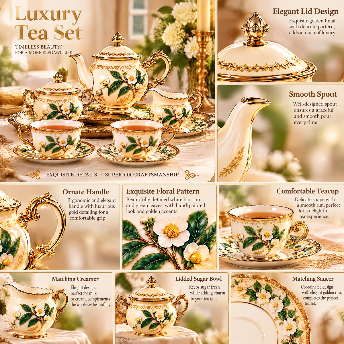 Elberwick™ Luxury Tea Set — image 3