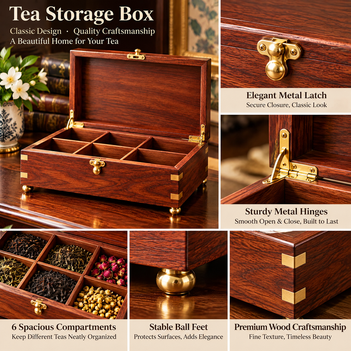 Elberwick™ Tea Storage Box