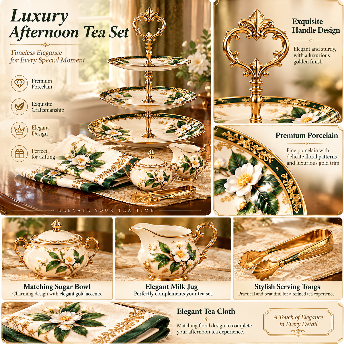 Elberwick™ Luxury Afternoon Tea Set